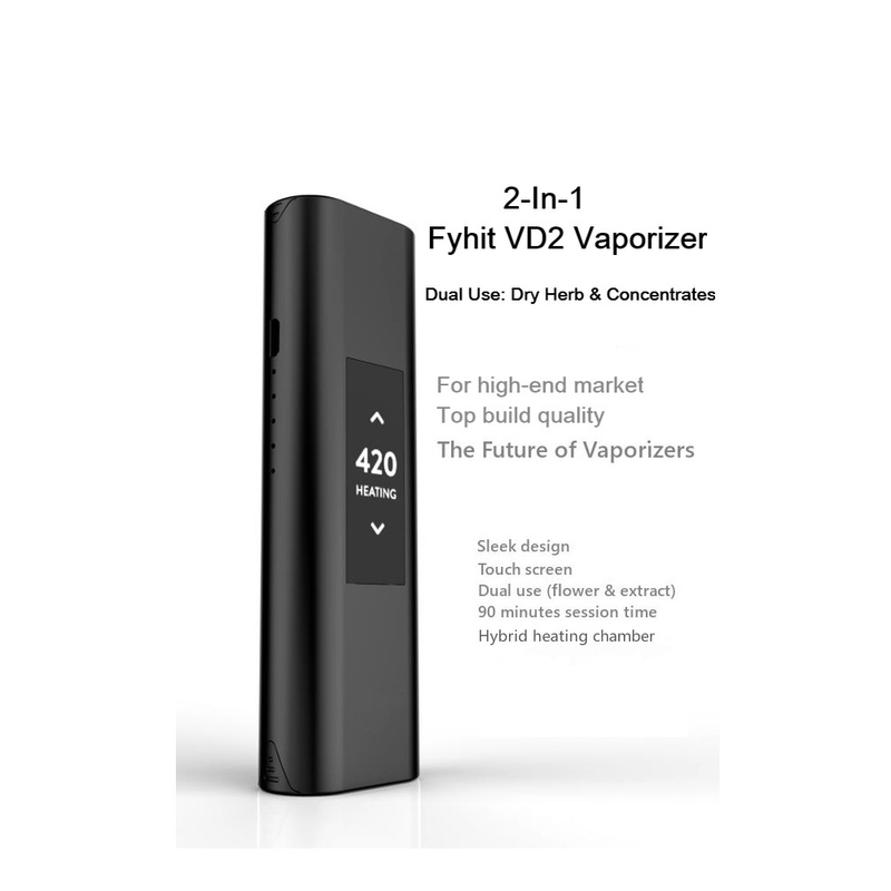 Fyhit VD2 2 In 1 E Cigs Vaporizers Dual Use Vaporizer For Dry Herb