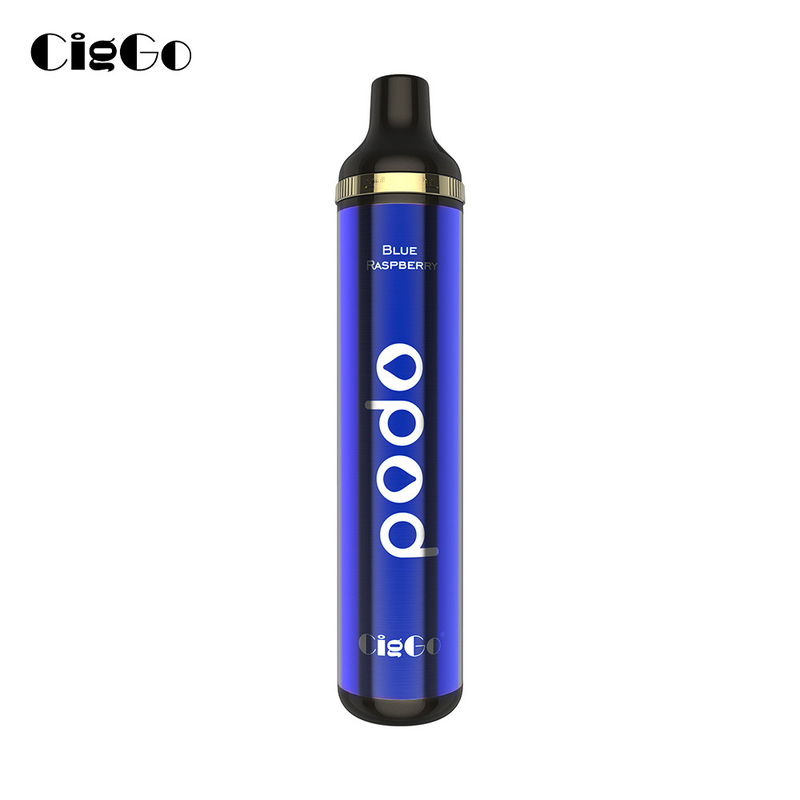 CigGo Opod Mesh Coil Disposable 4200 Puffs Single Use Vaping Pen Blue Raspberry