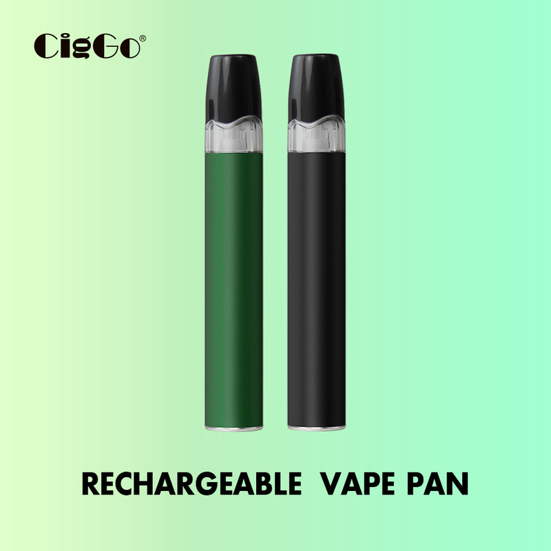 Round Mouthpiece Empty Oil CBD Vape Pen Disposable Vape Device